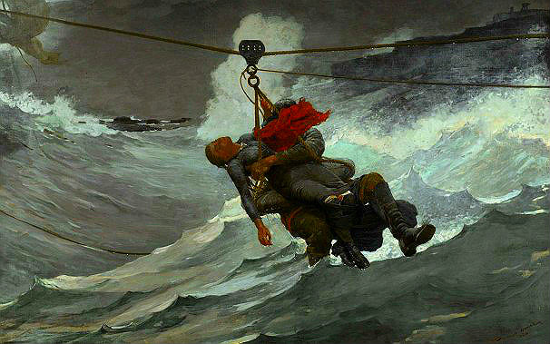 Winslow Homer's "The Life Line," 1884